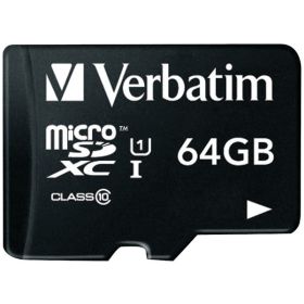 64GB MICROSDHC C10/ADPTR