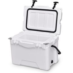 20QT Handle Lockable Fishing Camping Cooler Ice Chest