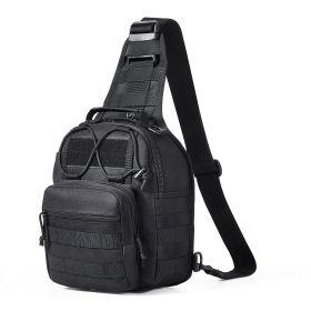 Tactical Sling Bag 10L Military Rover Shoulder Sling Backpack Black, for Men, Outdoor Military Rover Shoulder Sling Chest Pack MOLLE system